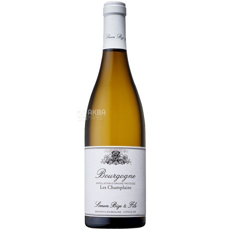 Simon Bize et Fils, Bourgogne Les Champlains, 0,75 л, Вино белое сухое