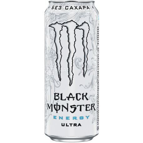 Monster Energy Zero Ultra, 0,35 л, Напій енергетичний безалкогольний, без цукру