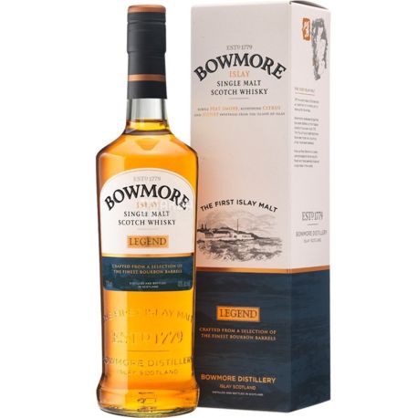 Bowmore Legend, 0,7 л, Виски односолодовый, подарочная упаковка