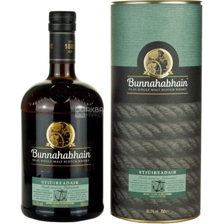 Bunnahabhain Stiuireadair, 0,7 л, Виски односолодовый, подарочная упаковка