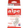 Alpe, 18 шт, Пластир різних розмірів, світлий, 3 види