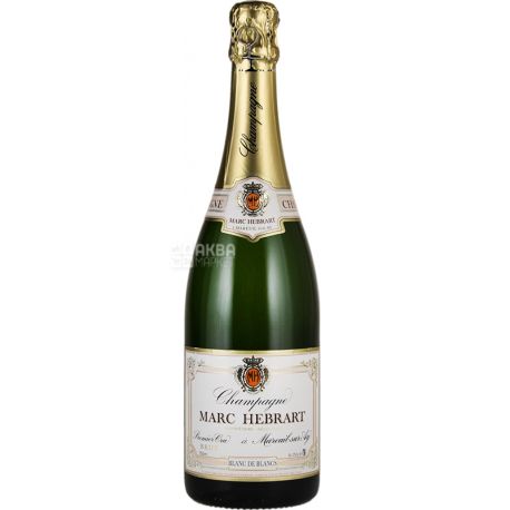 Marc Hebrart, Brut Blanc de Blancs Premier Cru, 0,75 л, Вино белое игристое, брют