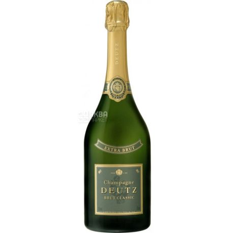 Deutz, Extra Brut Classic, 0,75 л, Вино біле ігристе, брют
