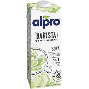 Alpro, Soya for Professionals, 1 л, Алпро, Профешнл, Соєве молоко, вітамінізоване