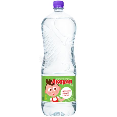 Akvulya, 2 l, Noncarbonated water Children, PET, PAT