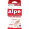 Alpe, Waterproof Gentle, 10 шт., Пластир водостійкий, ніжний, класичний, 76 мм х 19 мм