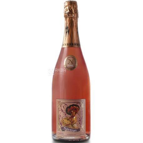 Naveran, Brut Vintage Rose, 0,75 л, Вино рожеве ігристе, брют