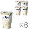 Alpro, Vanilla, упаковка 6 шт., по 500 г, Алпро, Соєвий йогурт з ваніллю, 3%