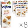Alpro Almond Unsweetened, Almond Milk Without Sugar, 1 L, pack of 8 pcs.