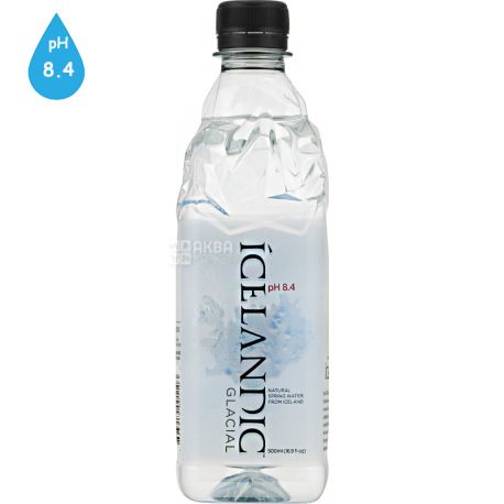 Icelandic Glacial, Non-carbonated mineral water, 0.5 L, PET, PAT
