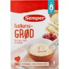 Semper, 250 g, Whole grain milk porridge, with pear, apple and raspberry, 8+