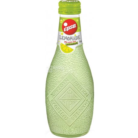 Epsa Lemonade, 0,232 л, Напій безалкогольний Лимонад, соковмістний, сильногазований