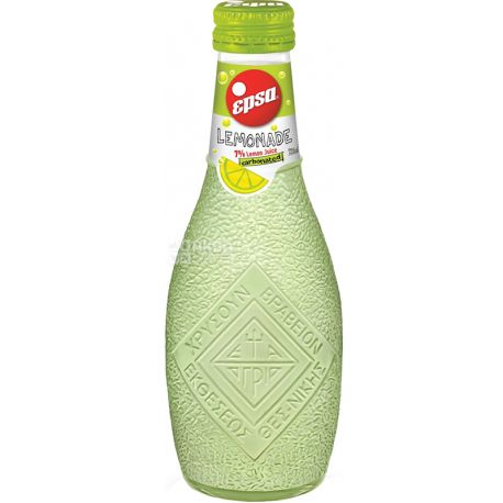 Epsa Lemonade, 0,232 л, Напиток безалкогольный Лимонад, сокосодержащий, сильногазированный