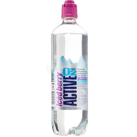 Active O2 Berry, 0.5 L, Oxygen-enriched beverage Berry, still