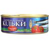 Рижское золото, 284 г, Килька Балтийская №3, обжаренная в томатном соусе