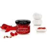 Can Bech, 115 g, Sweet cheese sauce, with raspberries, rose petals and sichuan pepper