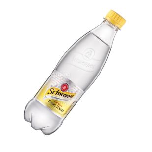 Schweppes Indian Tonic, 0,33 л, Напиток газированный Индиан Тоник, ж/б