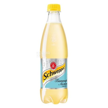 Schweppes, 0,5 л, Сладкая вода, Bitter Lemon, ПЭТ