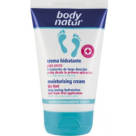 Body Natur Moisturising Cream,100 мл, Увлажняющий крем для сухой кожи стоп