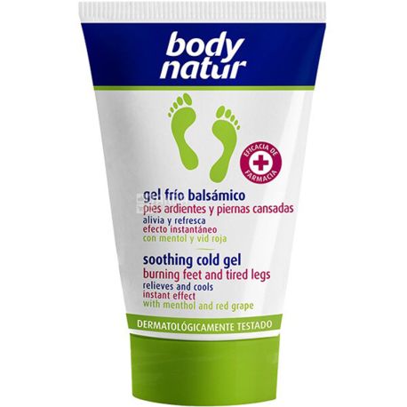 Body Natur Cold Gel for tired legs & feet, 100 мл, Охлаждающий крем для ног против усталости, успокаивающий