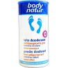 Body Natur Powder Deodorant, 75 мл, Дезодоруюча пудра-антиперспірант для ніг