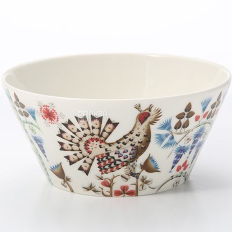 Iittala, Taika Siimes, 600 мл, Миска из каменной керамики, с принтом