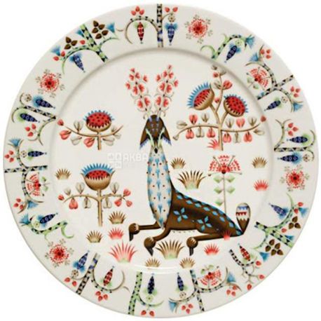 Iittala, Taika Siimes, Stoneware Plate, Printed, 27 cm