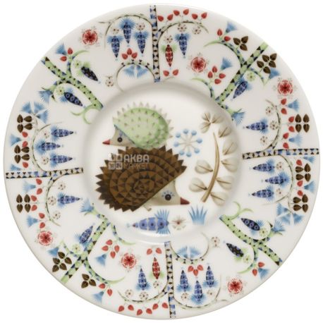 Iittala, Taika Siimes, Блюдце з кам'яної кераміки, з принтом, 15 см