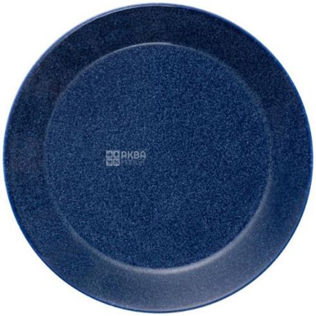 Iittala, Teema, Тарелка из каменной керамики, синяя, 21 см