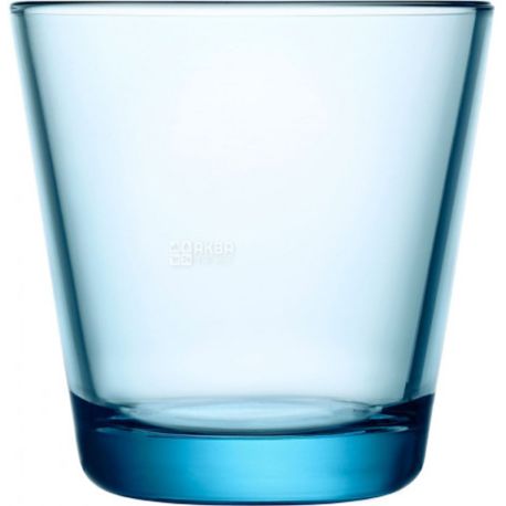 Iittala, Kartio, 2 pcs., Glass beaker, light blue, 210 ml