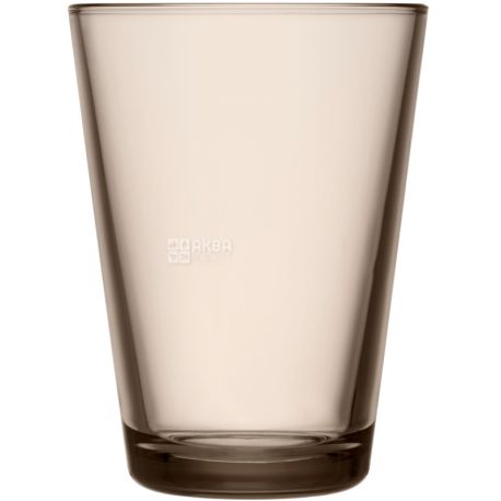 Iittala, Kartio, 2 шт., Стакан скляний, коричневий, 400 мл