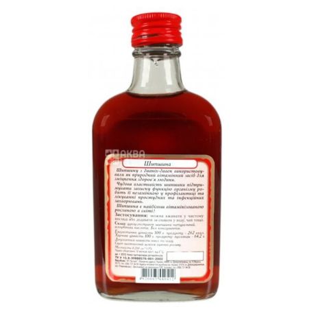 Здорова родина, Сироп из плодов шиповника, 0,25 л, стекло