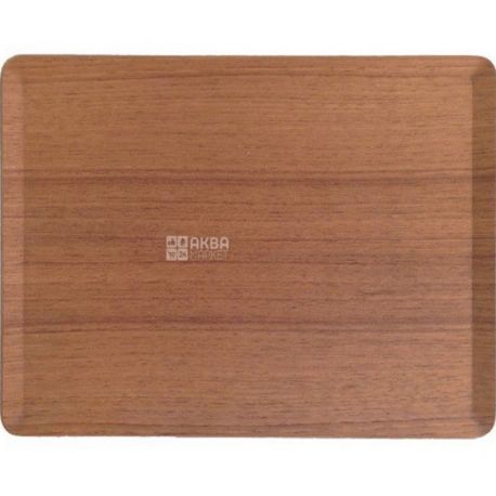 Kinto, Place Mat, Wooden tray, rectangular, brown, 36 x 28 cm