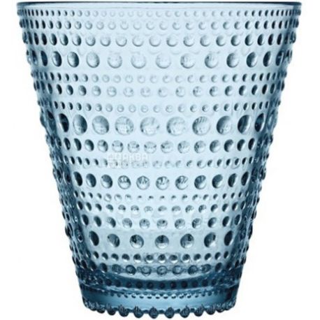 Iittala, Kastehelmi, 2 pcs., Glass glass, blue, 300 ml