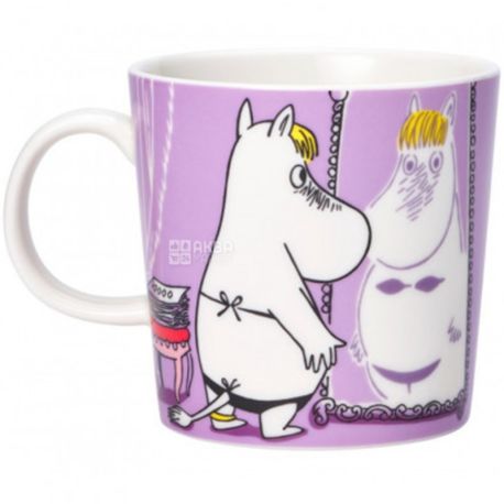 Arabia, Moomin, 1 шт., Кружка фарфоровая Фрекен Снок, с рисунком, 300 мл