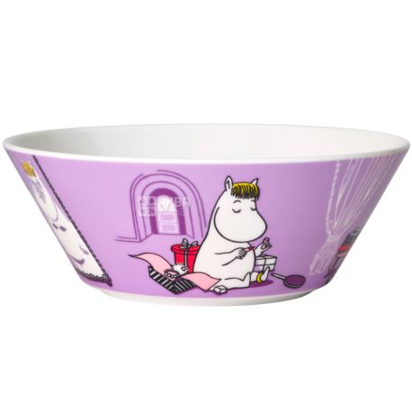 Arabia, Moomin, 1 шт., Піала порцелянова Фрекен Снок, з малюнком, 15 см