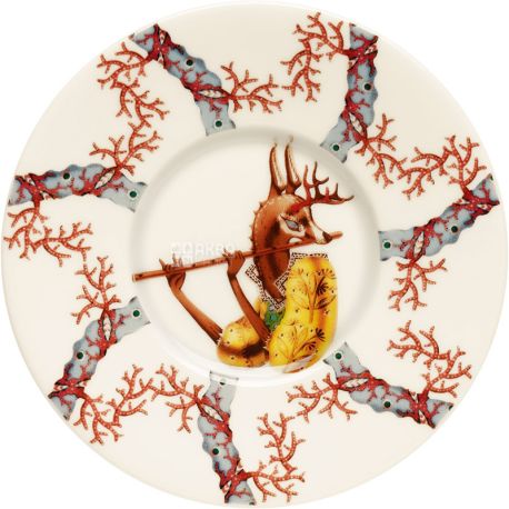 Iittala, Tanssi, Блюдце фарфоровое, с принтом, 15 см