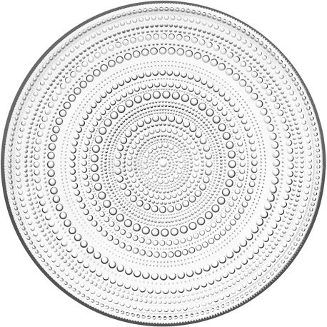 Iittala, Kastehelmi, Тортовница скляна, прозора, 31,5 см