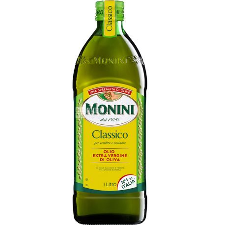 Monini, Сlassico Еxtra vergine, 1 л, Масло оливковое, стекло