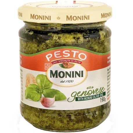 Monini Pesto, Соус с базиликом, 190 г