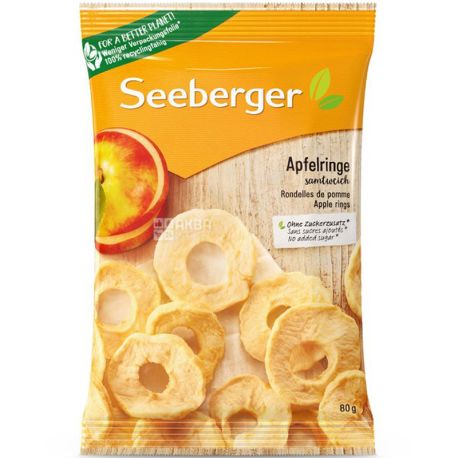 Seeberger, Яблочные кольца, 80 г