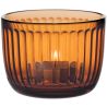 Littala, Raami, Seville orange, 1 шт., Подсвечник стеклянный, оранжевый, 90 мм
