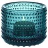 Littala, Kastehelmi, Sea blue, 1 шт., Подсвечник стеклянный, голубой, 64 мм