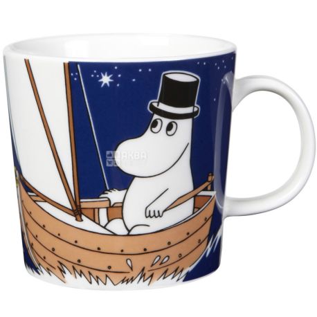 Arabia, Moomin, 300 ml., Ceramic cup, with a picture of Moomin