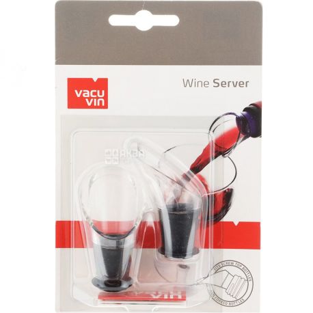 Vacu Vin, 2 pcs, Dropstopers plastic, transparent