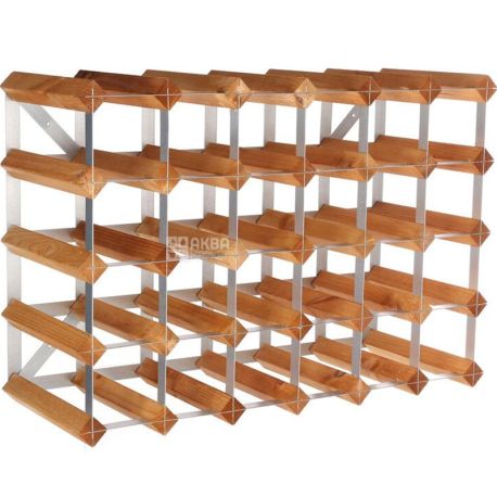 Wine Rack, Стелаж на 30 пляшок вина, світлий дуб