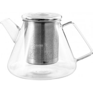Ad Hoc, Orient+, 1 шт., Заварник для чая, стеклянный, прозрачный, 1,5 л