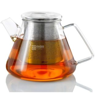 Ad Hoc, Orient+, 1 шт., Заварник для чая, стеклянный, прозрачный, 1,5 л