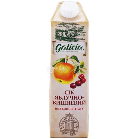 Galicia, 1 l, juice, Apple-cherry, m / s