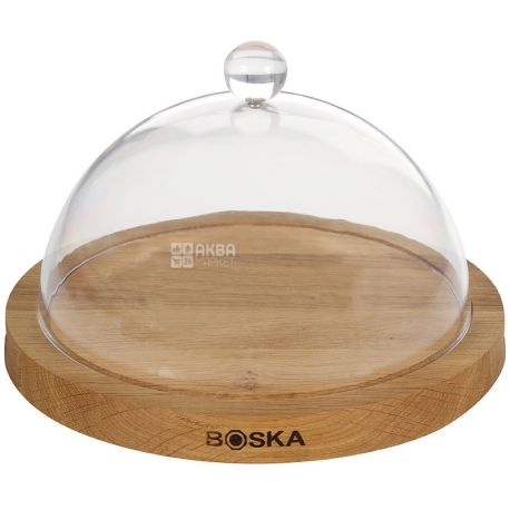 Boska Holland, Доска для сыра круглая с крышкой, дуб, диаметр 26 см